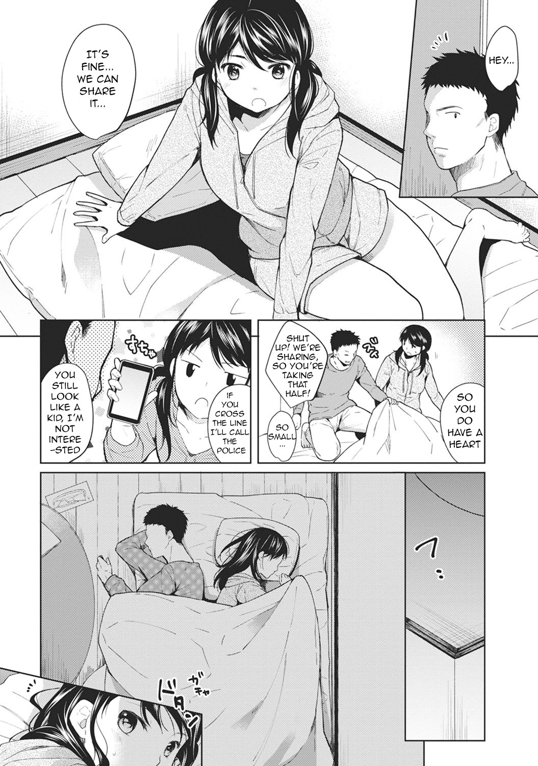 Hentai Manga Comic-1LDK+JK Suddenly Living Together?-Chapter 1-7